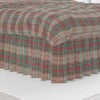 Gathered Bedskirt in Ancient Campbell Ivy League Tartan Plaid