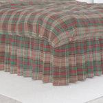 Gathered Bedskirt in Ancient Campbell Ivy League Tartan Plaid