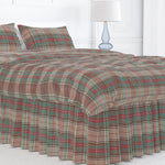 Gathered Bedskirt in Ancient Campbell Ivy League Tartan Plaid