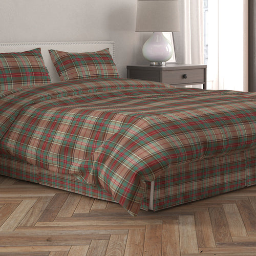 Tailored Bedskirt in Ancient Campbell Ivy League Tartan Plaid