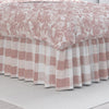 Gathered Bedskirt in Anderson Blush Buffalo Check Plaid