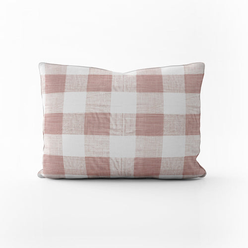 Decorative Pillows in Anderson Blush Buffalo Check Plaid