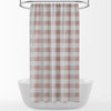 Shower Curtain in Anderson Blush Buffalo Check Plaid