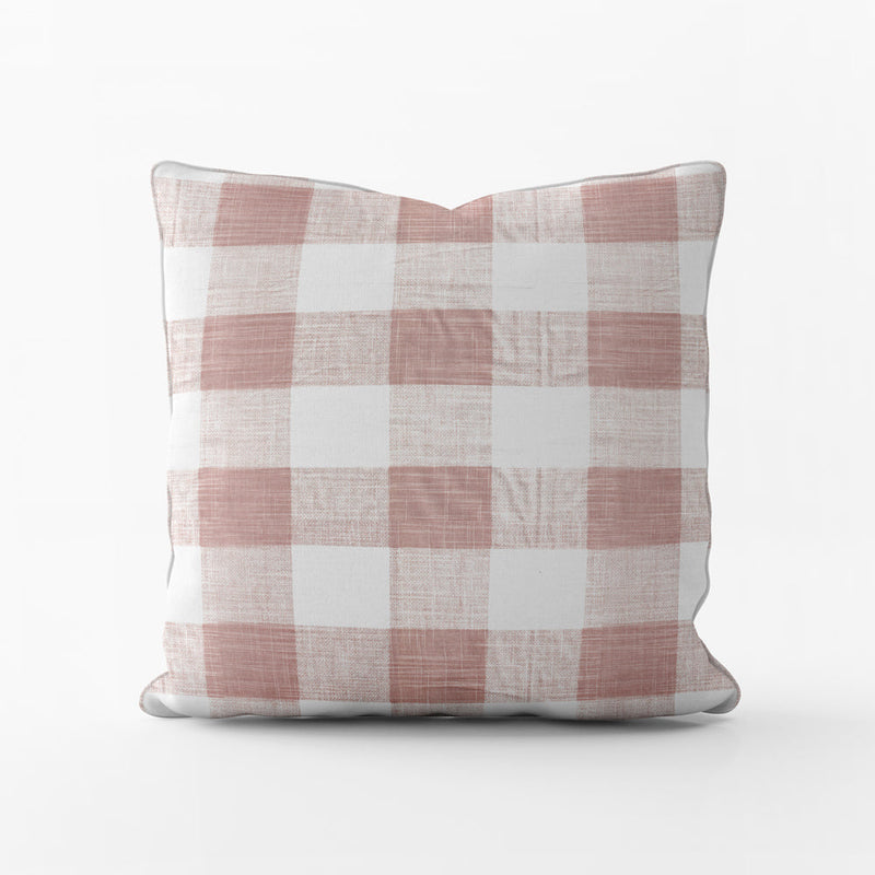 Decorative Pillows in Anderson Blush Buffalo Check Plaid