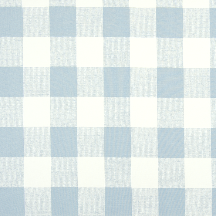 Round Tablecloth in Anderson Cashmere Light Blue Buffalo Check