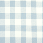 Gathered Bedskirt in Anderson Cashmere Light Blue Buffalo Check