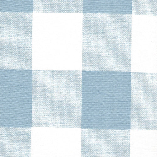 Rod Pocket Curtains in Anderson Cashmere Light Blue Buffalo Check