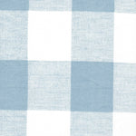 Bed Scarf in Anderson Cashmere Light Blue Buffalo Check Plaid