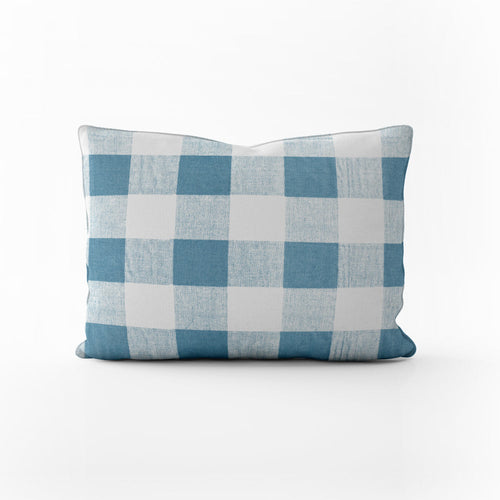 Decorative Pillows in Anderson Cashmere Light Blue Buffalo Check