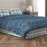 Tailored Bedskirt in Anderson Cashmere Light Blue Buffalo Check