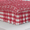 Gathered Bedskirt in Anderson Lipstick Red Buffalo Check Plaid