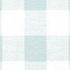 Tailored Bedskirt in Anderson Snowy Pale Blue-Green Buffalo Check Plaid