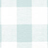 Rod Pocket Curtain Panels Pair in Anderson Snowy Pale Blue-Green Buffalo Check Plaid