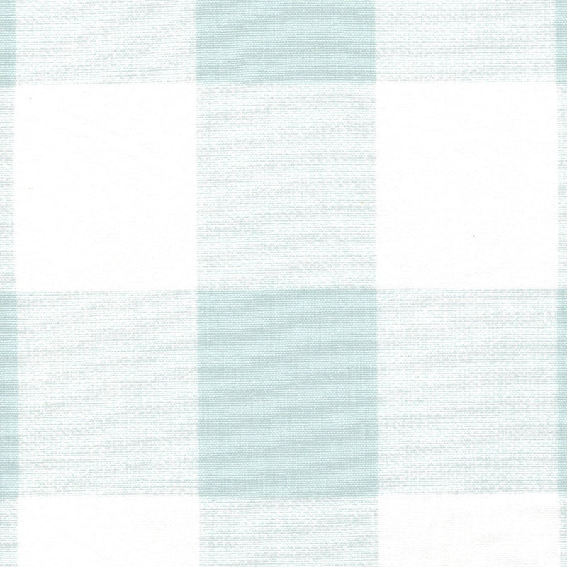 Rod Pocket Curtain Panels Pair in Anderson Snowy Pale Blue-Green Buffalo Check Plaid