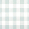 Rod Pocket Curtain Panels Pair in Anderson Snowy Pale Blue-Green Buffalo Check Plaid