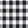 Round Tablecloth in Anderson Black Buffalo Check Plaid