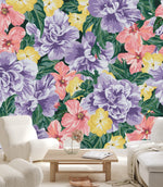 Elegant Floral Contemporary Wallpaper