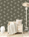 Stylish Brown Botanical Wallpaper Tasteful