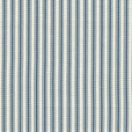 Gathered Bedskirt in Cottage Navy Blue Stripe