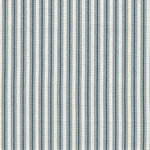 Gathered Bedskirt in Cottage Navy Blue Stripe