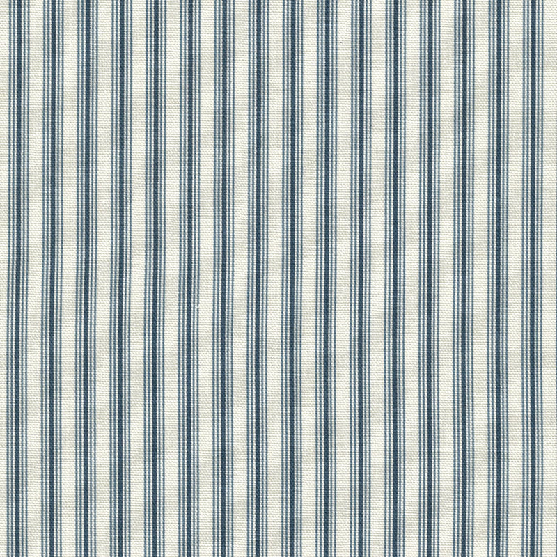 Shower Curtain in Cottage Navy Blue Stripe
