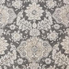 Round Tablecloth in Belmont Metal Gray Floral Damask