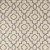 Tailored Tier Curtains in Talbot Metal Gray Lattice Medallion