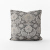 Decorative Pillows in Belmont Metal Gray Floral Damask