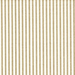 Gathered Bedskirt in Farmhouse Rustic Brown Ticking Stripe
