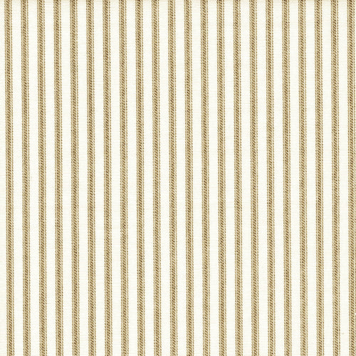 Tailored Tier Curtains in Farmhouse Rustic Brown Ticking Stripe