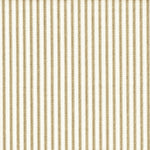 Round Tablecloth in Farmhouse Rustic Brown Ticking Stripe