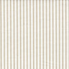 Round Tablecloth in Farmhouse Sand Beige Traditional Ticking Stripe