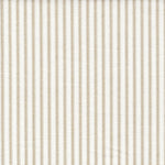 Gathered Bedskirt in Farmhouse Sand Beige Traditional Ticking Stripe