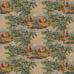 Shower Curtain in Bosporus Billiard Renaissance Toile