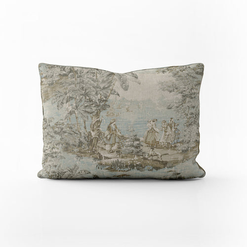 Decorative Pillows in Bosporus Flax Toile