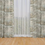 Rod Pocket Curtains in Bosporus Flax Toile