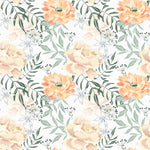 Cream Flowers Wallpaper