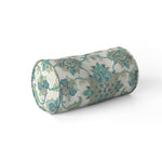 Decorative Pillows in Brooklyn Ocean Jacobean Floral Large Scale