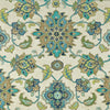 Shower Curtain in Brooklyn Ocean Jacobean Floral Large Scale