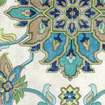 Decorative Pillows in Brooklyn Ocean Jacobean Floral Large Scale