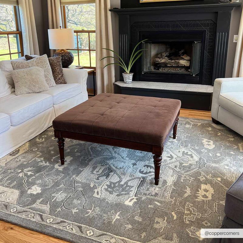 Broomfield Hand Tufted Taupe 1196 Area Rug