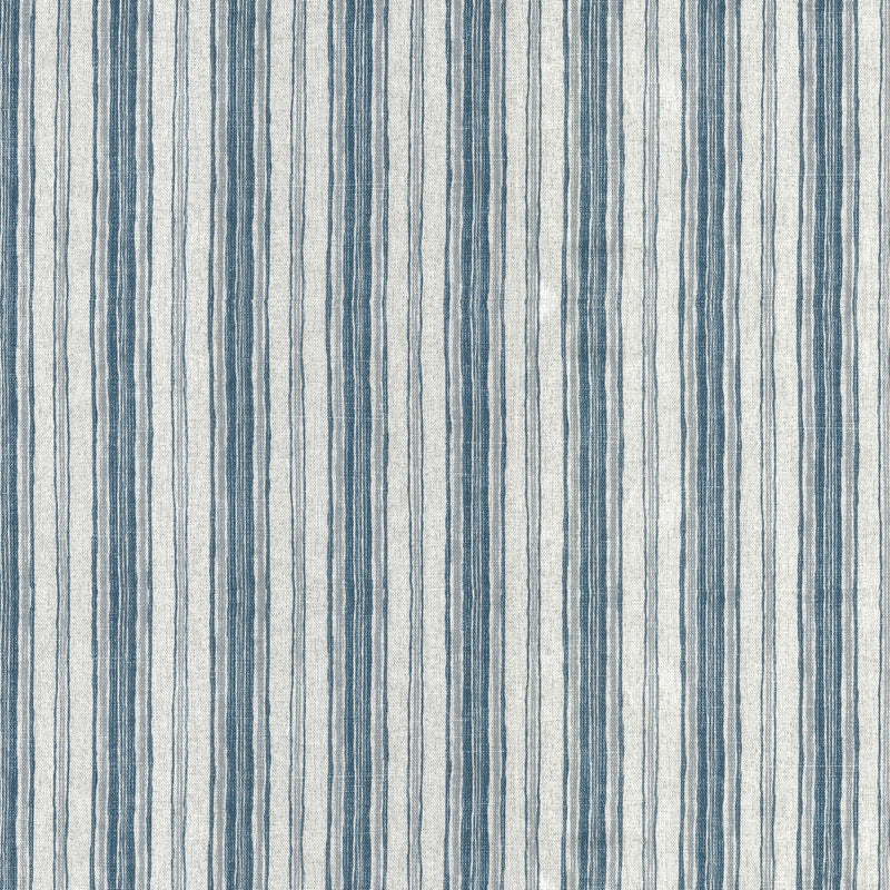 Bed Scarf in Brunswick Denim Blue Stripe