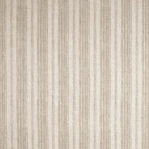 Gathered Bedskirt in Brunswick Stone Beige Stripe