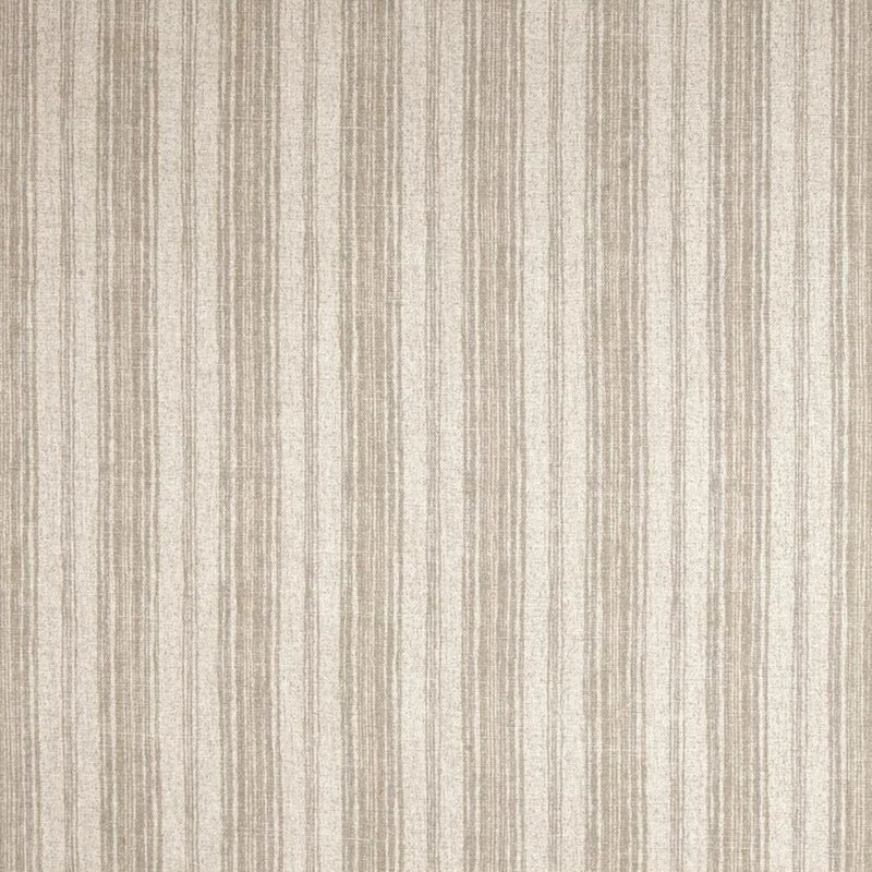 Gathered Bedskirt in Brunswick Stone Beige Stripe