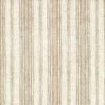 Rod Pocket Curtain Panels Pair in Brunswick Stone Beige Stripe