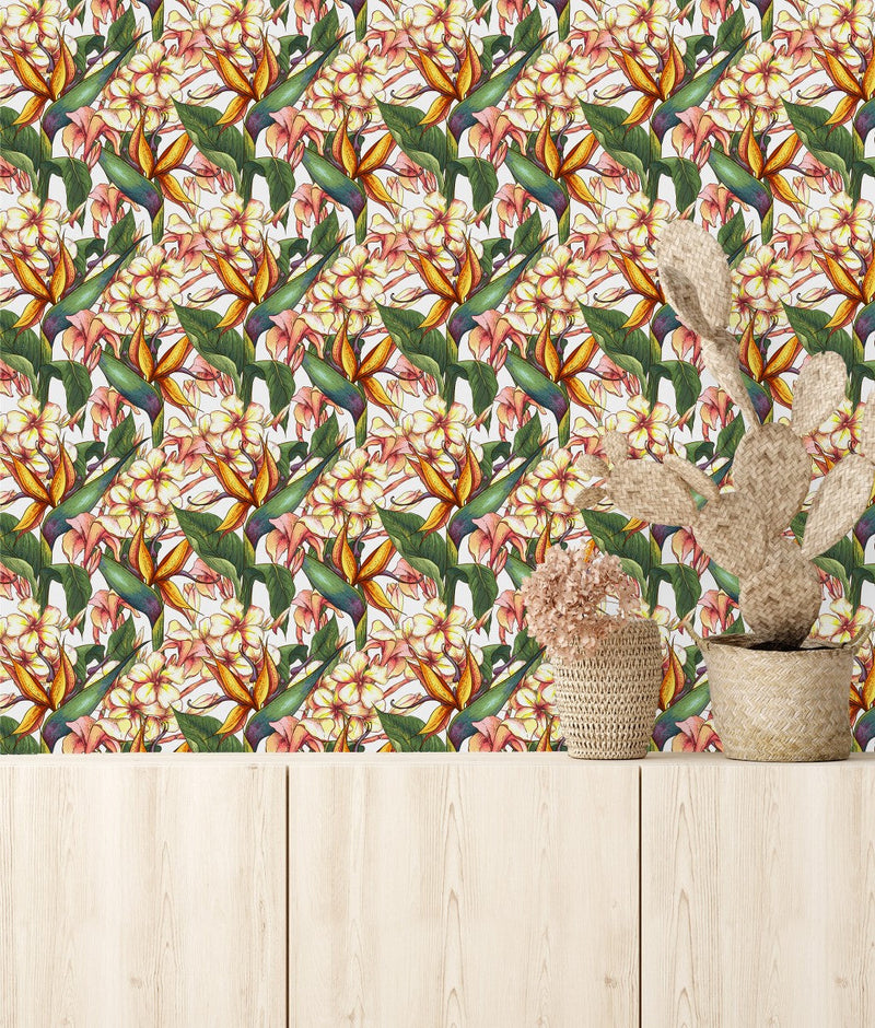 Contemporary Floral Wallpaper Tasteful Quality