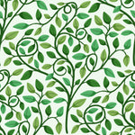 Stylish Green Leaves Wallpaper Tasteful