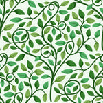Stylish Green Leaves Wallpaper Tasteful