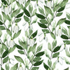 Elegant Green Leaves Wallpaper Fashionable Select