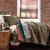 Boho Stripe 3 Piece Quilt Set